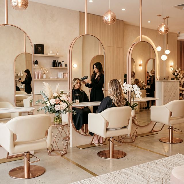 Luxuriöser Friseursalon